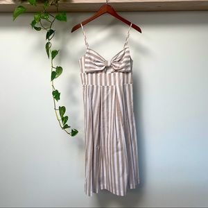 Bow Striped Dress